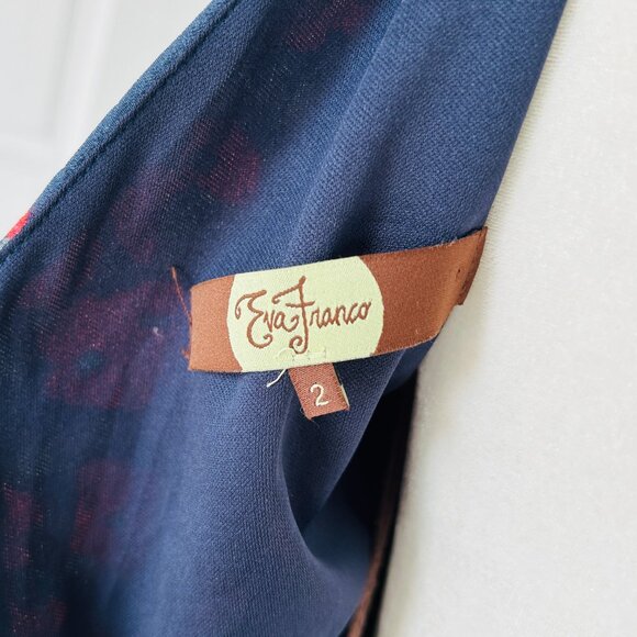 NEW with TAGS Eva Franco Zinta Dress in Red Poppy (size 2) - Picture 11 of 15